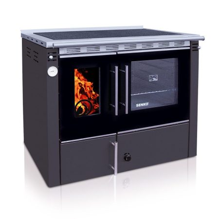 Senko C 25 Premium ενεργειακή σόμπα ξύλου καλοριφέρ με φούρνο 1