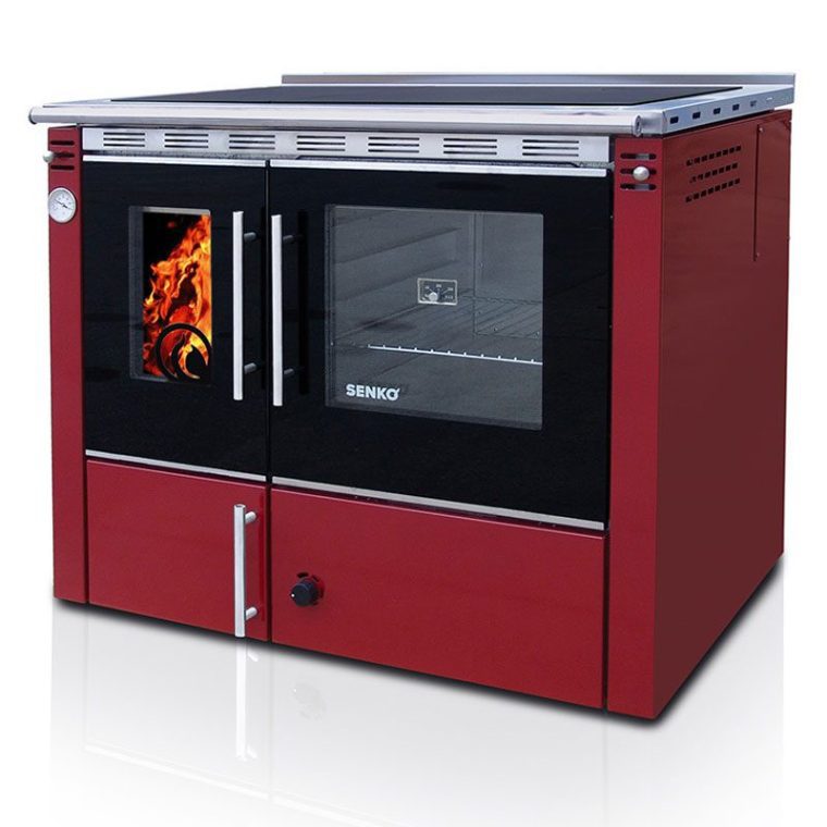 Senko C 35 Premium ενεργειακή σόμπα ξύλου καλοριφέρ με φούρνο 1