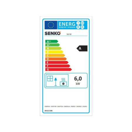 Senko SG 50 ενεργειακή σόμπα ξύλου με φούρνο 2
