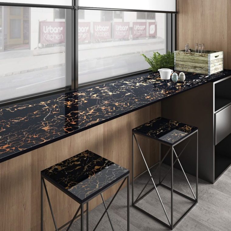 Portoro Brown 120x120 cm Πλακάκι Πορσελάνης 1
