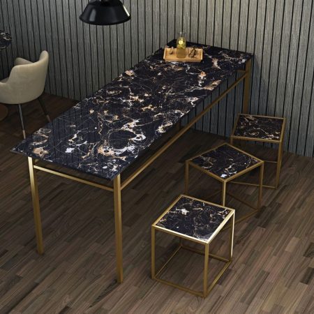 Portoro Brown 120x120 cm Πλακάκι Πορσελάνης 3