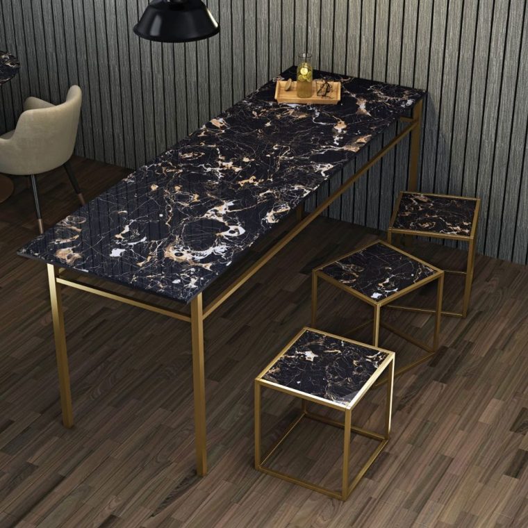 Portoro Brown 120x120 cm Πλακάκι Πορσελάνης 3