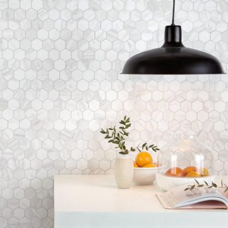Ivy Space 23.6x29.3cm Πλακάκι Hexagon Calacatta Cremo