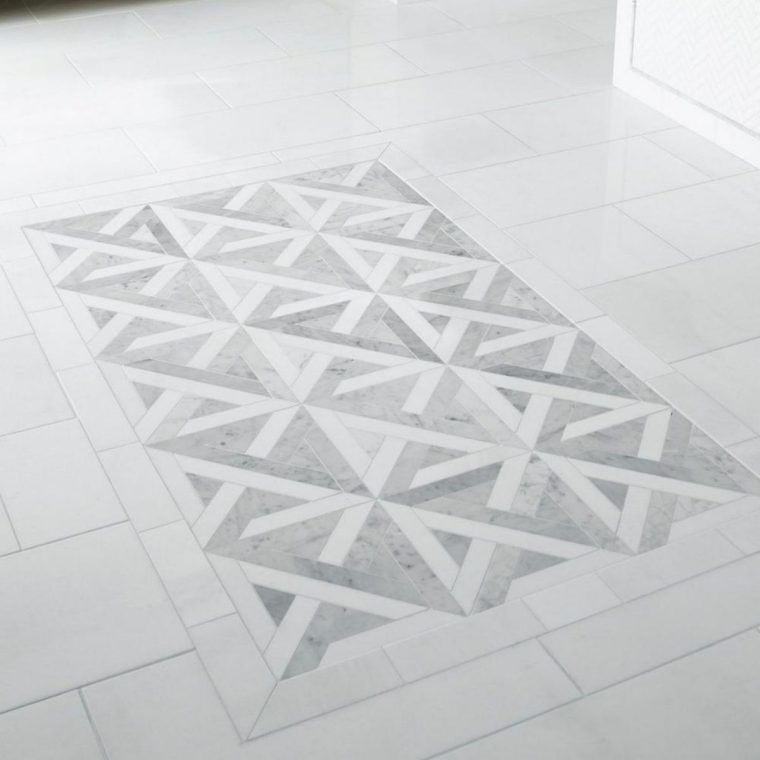 Ivy Space 23x30.5cm Πλακάκι Parquet Diagonal Thassos Grey