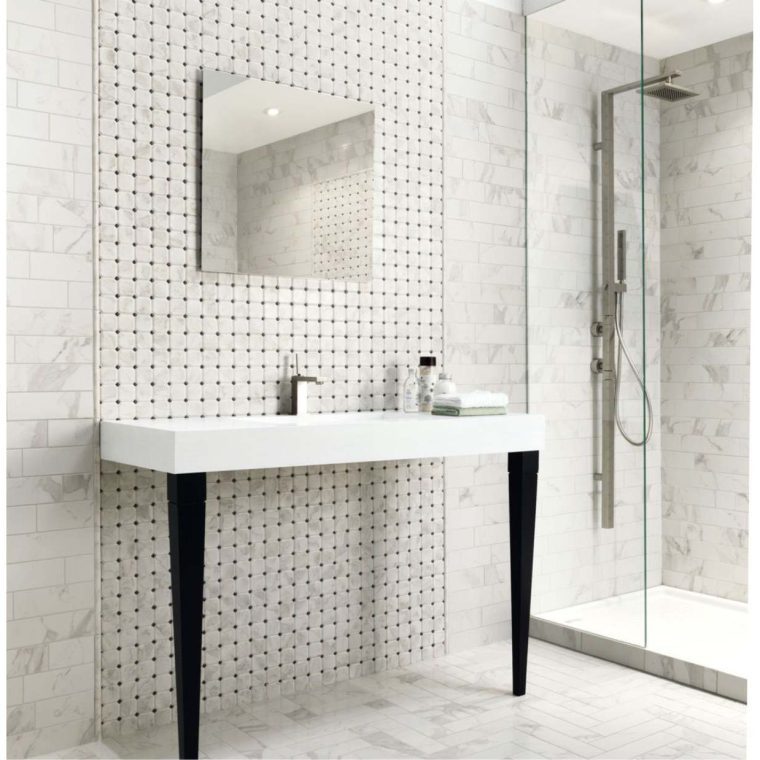 Ivy Space 30.5x30.5cm Πλακάκι Octagon Thassos Black Dots