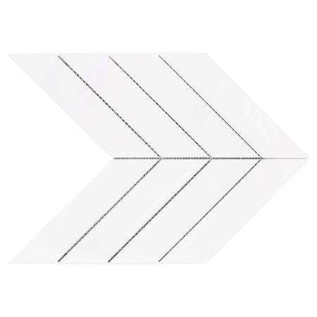 bianco thassos chevron ivyspace