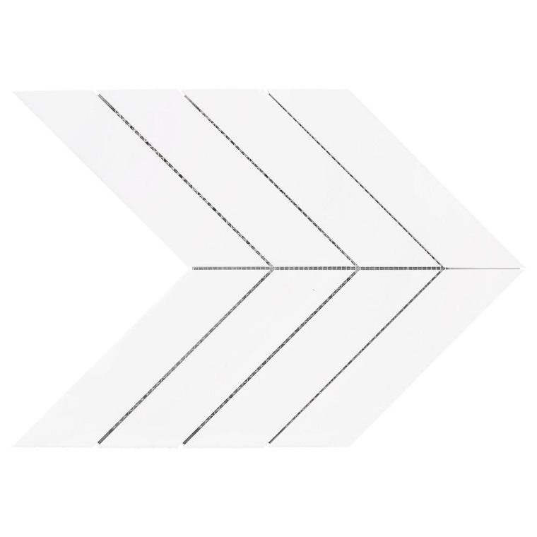 bianco thassos chevron ivyspace