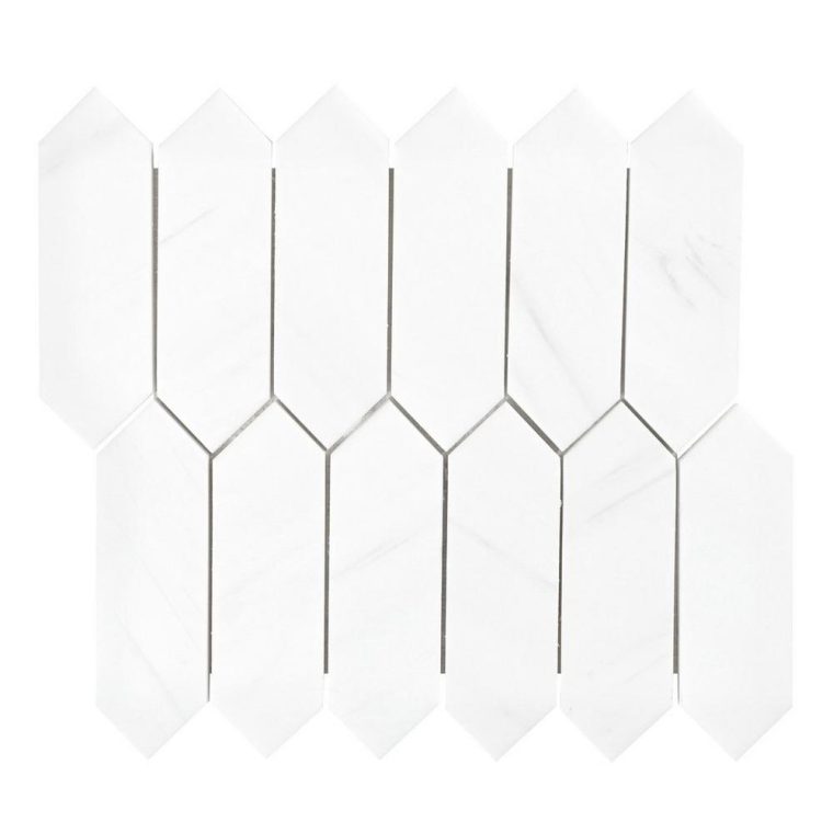 dolomite premium picket polished marble mosaic ivyspace 2