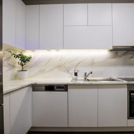 kitchen with diamond whitw 1 