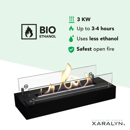 Bio ethanol καυστηρας μαυρος XL χαρακηριστικα