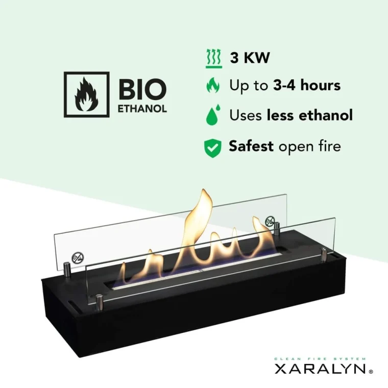 Bio ethanol καυστηρας μαυρος XL χαρακηριστικα