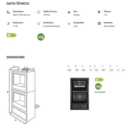Bellido Bake 70 box specs