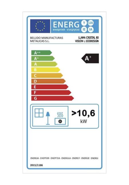 Bellido Cristal 80 energy label LeftI